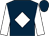Dark blue, white diamond & sleeves, dark blue cap (Padraig Keogh)