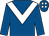 Royal blue, white chevron, royal blue cap, white spots (Brian Keogan)