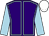 Purple, light blue seams and sleeves, white cap (Mr Tom Glynn)
