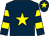Dark blue, yellow star, hooped sleeves and star on cap (D P Barrie & D Redhead)