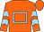 Orange, light blue hollow box, chevrons on sleeves (Mr Robert Aplin)