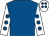 Royal blue, white sleeves, royal blue spots, white cap, royal blue spots (Didntt Partnership)
