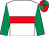 White, red hoop, emerald green sleeves, emerald green & red quartered cap (James F Browne)