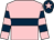 Pink, dark blue hoop,hooped sleeves, dark blue cap, pink star (McElroy Sixteen Syndicate)