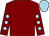 Maroon, light blue spots on sleeves, light blue cap (Five Men Syndicate)