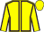 Yellow body, purple seams, yellow arms, purple seams, yellow cap (Huther Frederic)