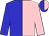 Blue and pink halved (Miss M M Van Wyk)