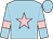 Light blue, pink star and armlets (Pineapple Stud & Mrs Amanda Turner)