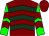 Maroon, hunter green chevrons, green sleeves, maroon chevrons (Carlos Dominguez)