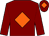 Maroon, orange diamond and diamond on cap (The Prime Partnership)
