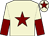 Dark blue, red seams and armlets, red cap, dark blue star (Newclose)
