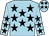 Light blue, black stars (Michael O'Mahony)