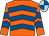 Orange, royal blue chevrons, light blue and royal blue quartered cap (Lau Yi Fai)