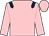 Pink, dark blue epaulets (Mr M J Haines)