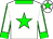 White, green star and collar, white sleeves, green seams and cuffs, white cap, green star (Mr F Du Toit)