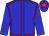 Big-blue body, rose seams, big-blue arms, big-blue cap, rose star (Mme F Thibault)