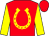 Red, yellow horseshoe, yellow sleeves (Antonio Pizzurro)