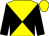 Yellow and black diabolo, black sleeves, yellow cap (Mr J P Kehoe)
