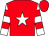 Red, white star, white & red hooped sleeves, red cap (Barry Healy)