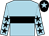 Light blue, black hoop, light blue sleeves, black stars, black cap, light blue star (Timms, Timms, Baker & McCabe)
