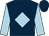 Dark blue, light blue diamond and sleeves (Miss Linsey Knocker)