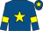Royal blue, yellow star, armlets and star on cap (Adam Rush Racing)
