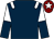 Dark blue, white epaulettes, halved sleeves, maroon cap, white star (Andrew Davis)