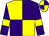 Purple & yellow quartered, purple sleeves, yellow armlet, quartered cap (William Devereux)