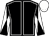 Black, white seams, white and black diabolo on sleeves, white cap (Silvestro Thoroughbreds Pty Ltd)