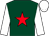 Dark green, red star, white sleeves and cap (Mr Richard Swift)