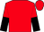 Red, red and black halved sleeves (Lofflin Downie)