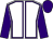 White, purple seams, sleeves and cap (O C Racing)