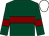 Dark green, maroon hoop and armlets, white cap (Signal Thoroughbreds)
