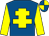 Royal blue, yellow cross of lorraine & sleeves, yellow & royal blue quartered cap (Old Port Syndicate)