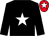 Black, white star, red cap, white star (Jonathan Redmond)