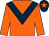 Orange, dark blue chevron, dark blue cap, orange star (No More After Hours Syndicate)