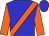 Blue, orange sash, orange sleeves, blue cap (Gawi Racing Stable)