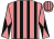 Pink and Black stripes, diabolo on sleeves ()