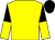 Yellow, Black and Yellow halved sleeves, Black cap ()