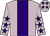 Grey, Purple stripe, Grey sleeves, Purple stars and stars on cap ()