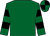 Kelly Green, two Black hoops on sleeves, Kelly Green and Black quartered cap ()