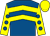 Royal Blue, Yellow chevrons, Yellow sleeves, Royal Blue spots, Yellow cap ()