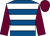 Royal Blue, White hoops, Maroon sleeves and cap ()