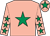 Pink, Emerald Green star, Pink sleeves, Emerald Green stars, Pink cap, Emerald Green star ()