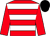RED & WHITE HOOPS, red sleeves, black cap ()