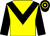 Yellow, Black chevron and sleeves, Black and Yellow hooped cap ()