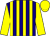 Dark Blue and Yellow stripes, Yellow sleeves and cap ()