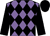Mauve and black diamonds, black sleeves ()