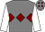 Grey, maroon triple diamond, white sleeves, grey cap, maroon diamonds ()