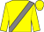 Yellow, grey sash ()